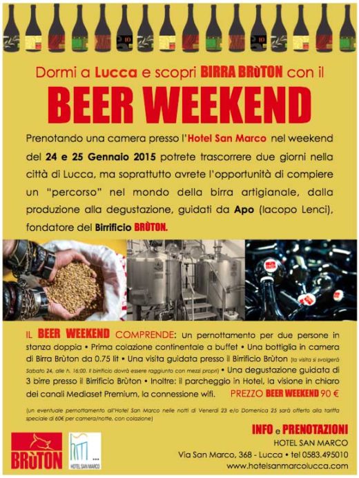 BEER WEEKEND 24-25 Gennaio 2015